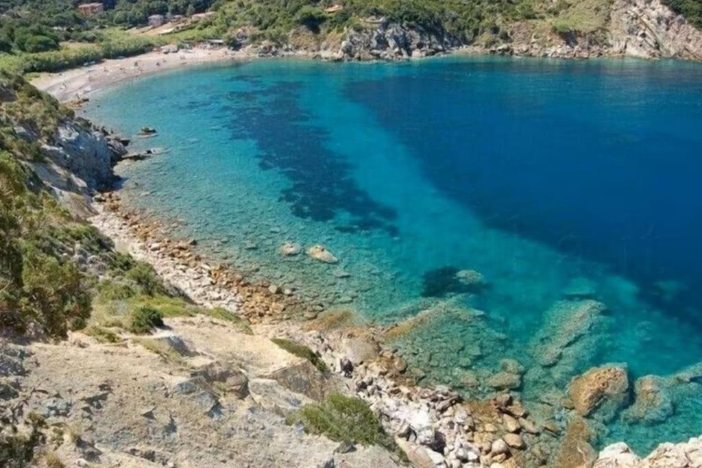 فيلا Nisportino, Elba. Bilocale Con Patio Vista Mare. Casale Gastagno المظهر الخارجي الصورة