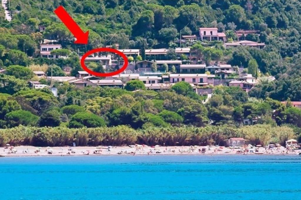 فيلا Nisportino, Elba. Bilocale Con Patio Vista Mare. Casale Gastagno المظهر الخارجي الصورة