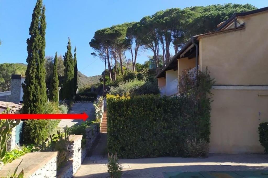 فيلا Nisportino, Elba. Bilocale Con Patio Vista Mare. Casale Gastagno المظهر الخارجي الصورة