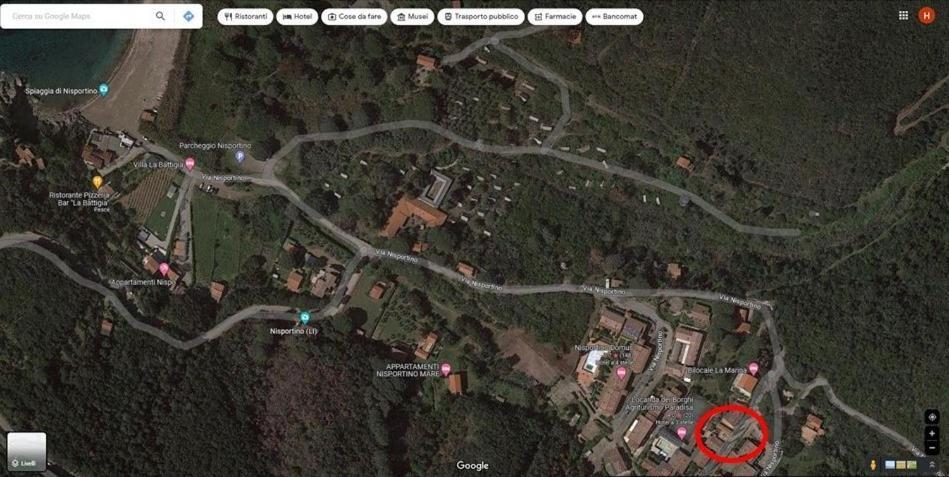 فيلا Nisportino, Elba. Bilocale Con Patio Vista Mare. Casale Gastagno المظهر الخارجي الصورة