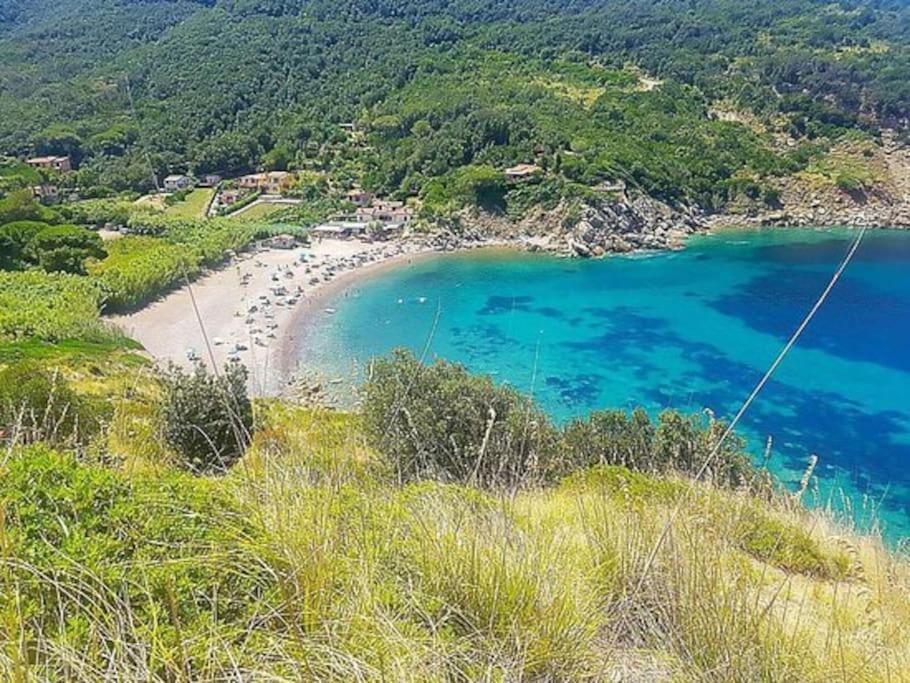 فيلا Nisportino, Elba. Bilocale Con Patio Vista Mare. Casale Gastagno المظهر الخارجي الصورة